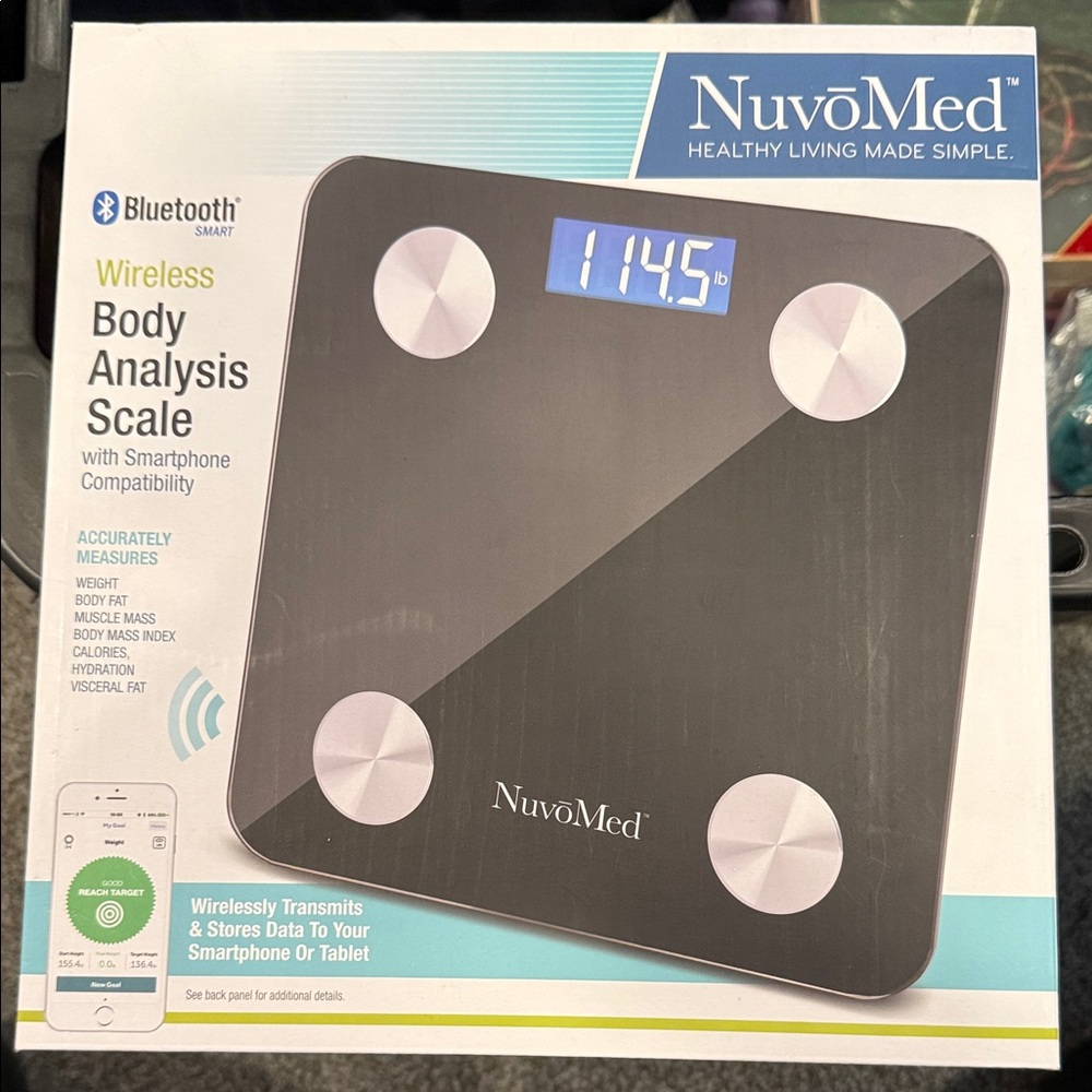 Wireless Body Analysis Scale - Black